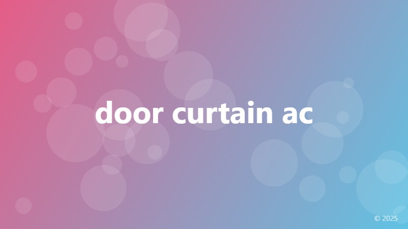 door curtain ac