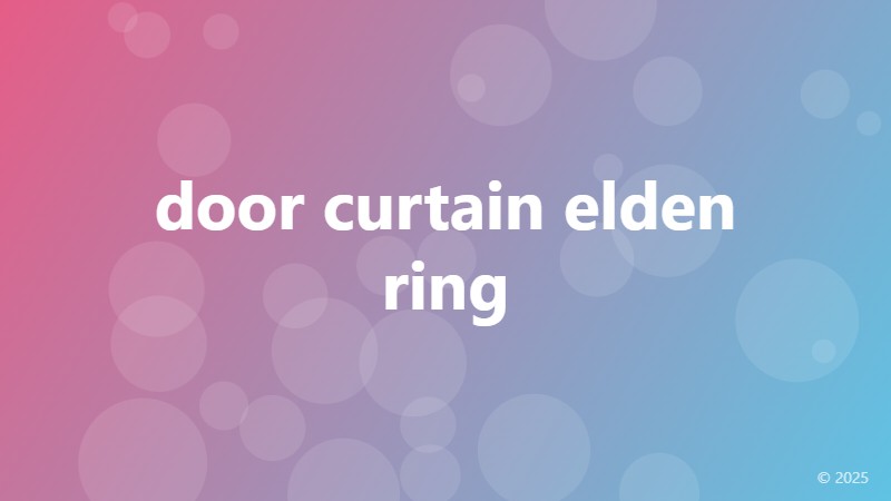 door curtain elden ring