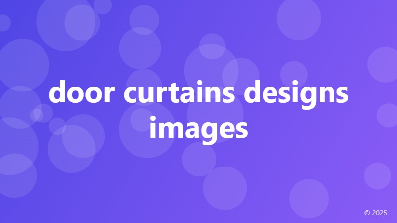 door curtains designs images