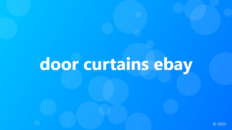 door curtains ebay